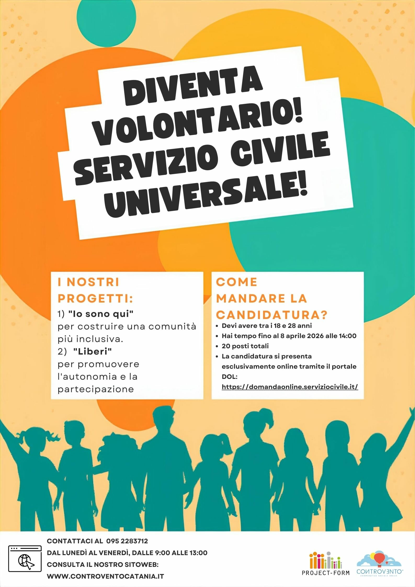 Vuoi diventare volontario del Servizio Civile?