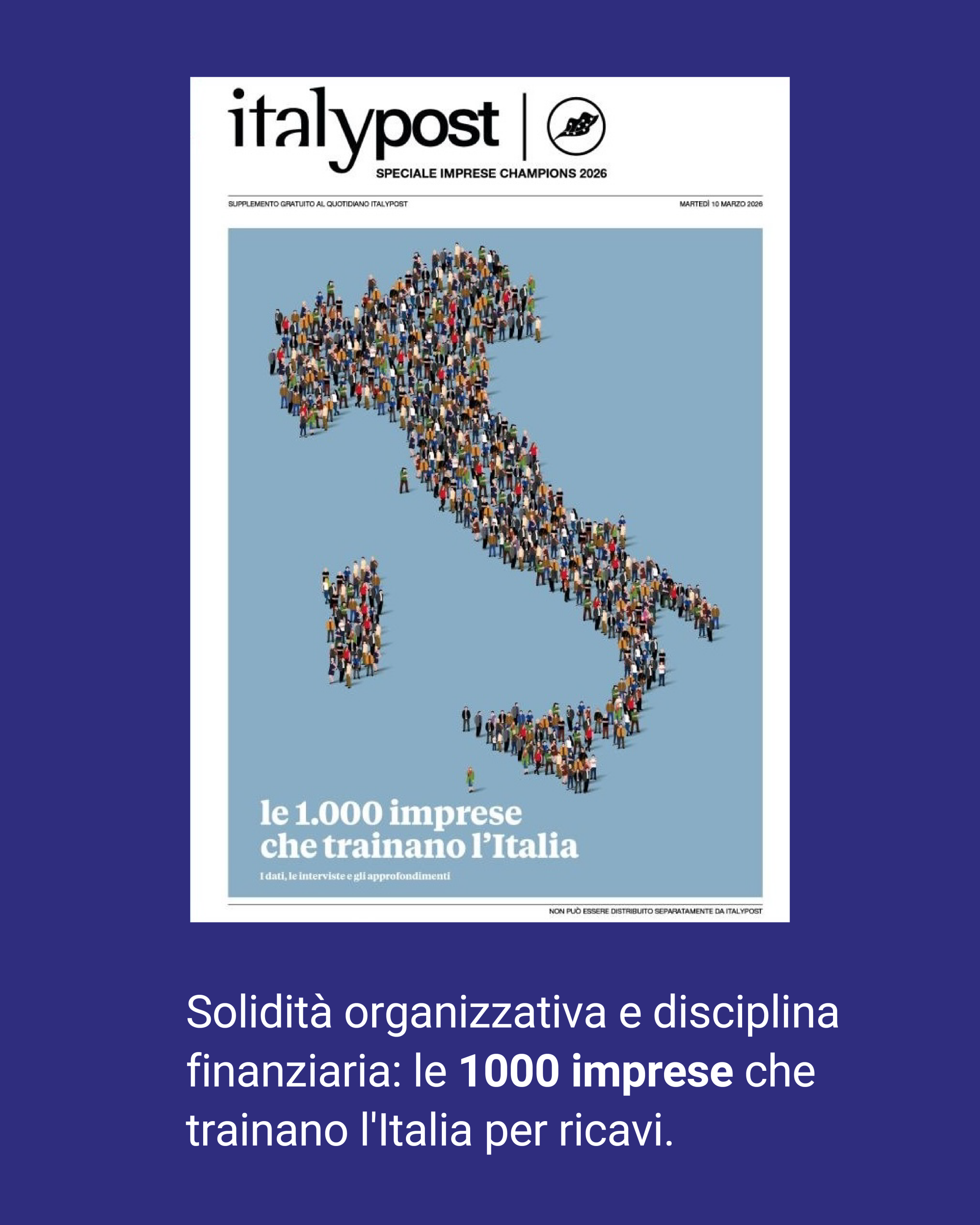 Italypost ci premia al 6&deg; posto!