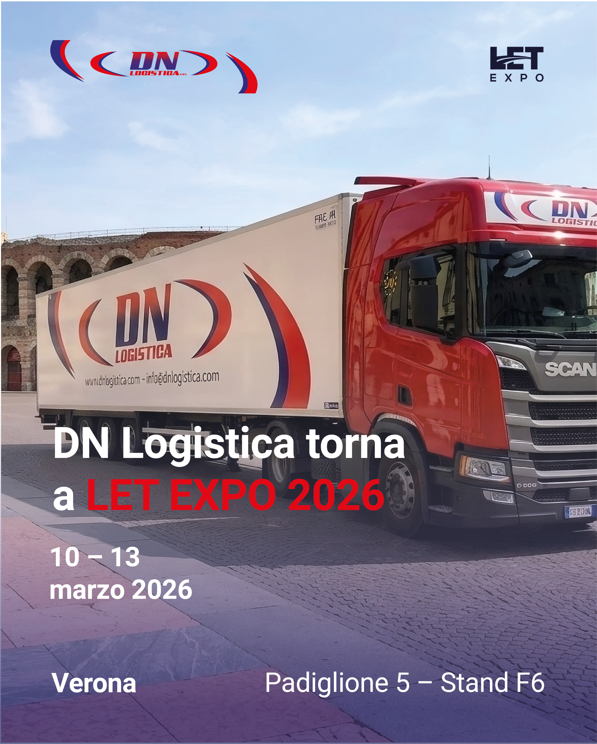 DN Logistica torna a LET EXPO 2026!