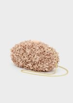 clutch-cloud-tessuto-petalo-3d-rosa