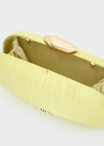 clutch-nadine-plisse-laminato-giallo
