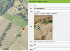 Foto di un attraversamento con losa rotta da ripristinare lungo la rotta Stupinigi Foto di un attraversamento con losa rotta da ripristinare lungo la rotta Stupinigi