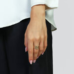 anello-unoaerre-in-argento-dorato-cinque-fili