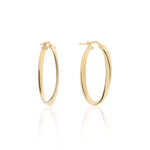 orechhini-unoaerre-a-cerchio-ovale-in-argento-dorato