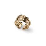 anello-unoaerre-in-argento-dorato-cinque-fili