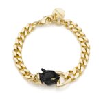 bracciale-dorato-unoaerre-con-testa-di-pantera