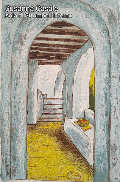 interno di una casa eoliana Italia Isole Eolie