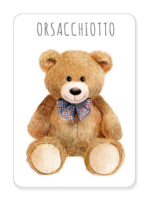 Cose di Casa | Carta Orsacchiotto | Leone Verde Edizioni | Elisa Mazzoli - Sara Filiputti