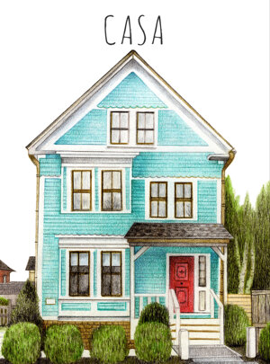 Cose di Casa | Carta Casa | Leone Verde Edizioni | Elisa Mazzoli - Sara Filiputti