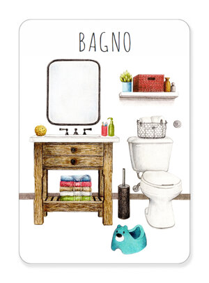 Cose di Casa | Carta Bagno | Leone Verde Edizioni | Elisa Mazzoli - Sara Filiputti