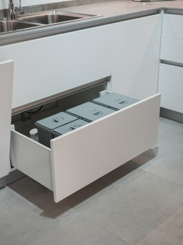Piano lavoro cucina in materiali di pregio