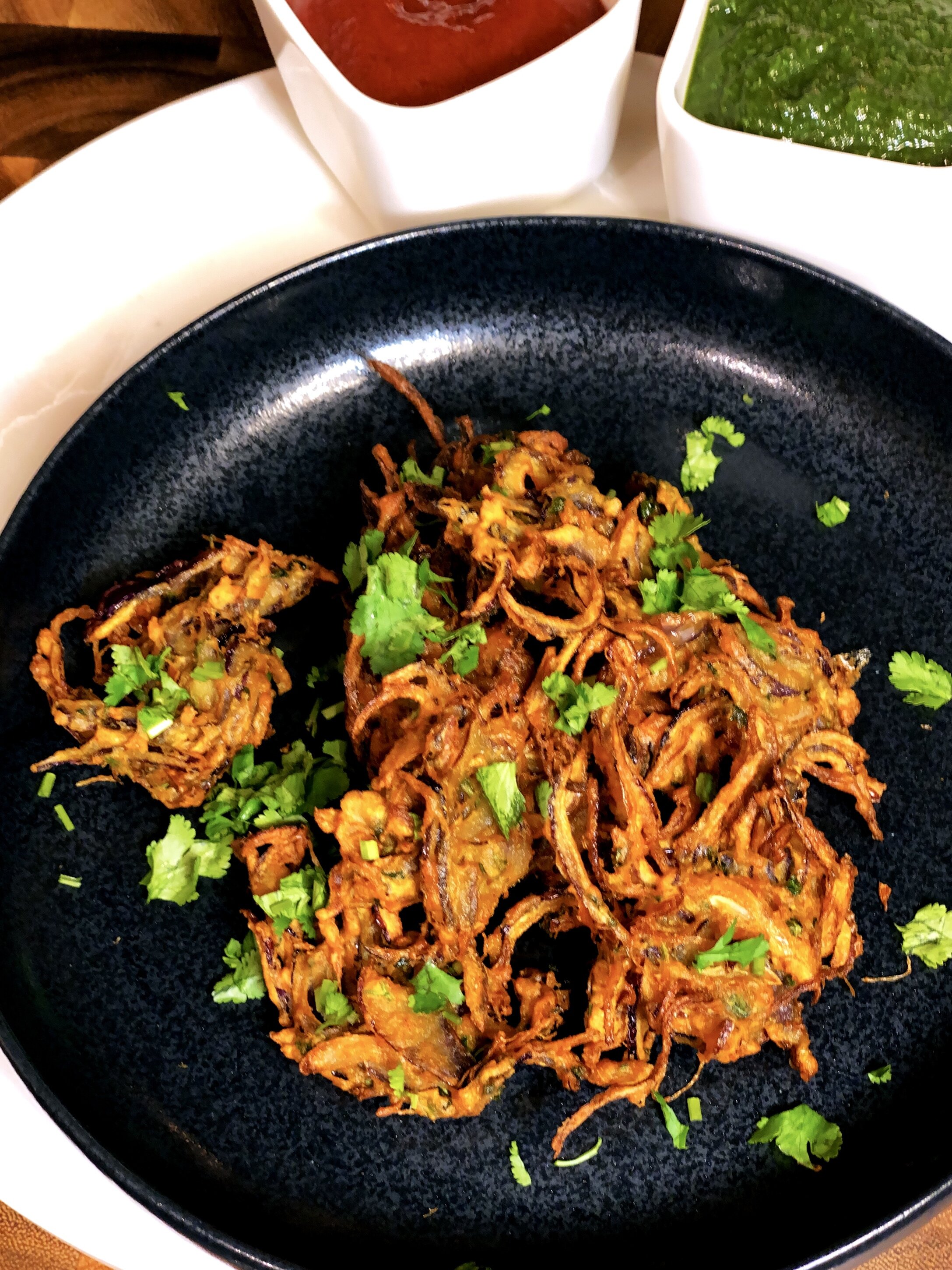 Pyaz Bhaji - Indian-style onion fritters