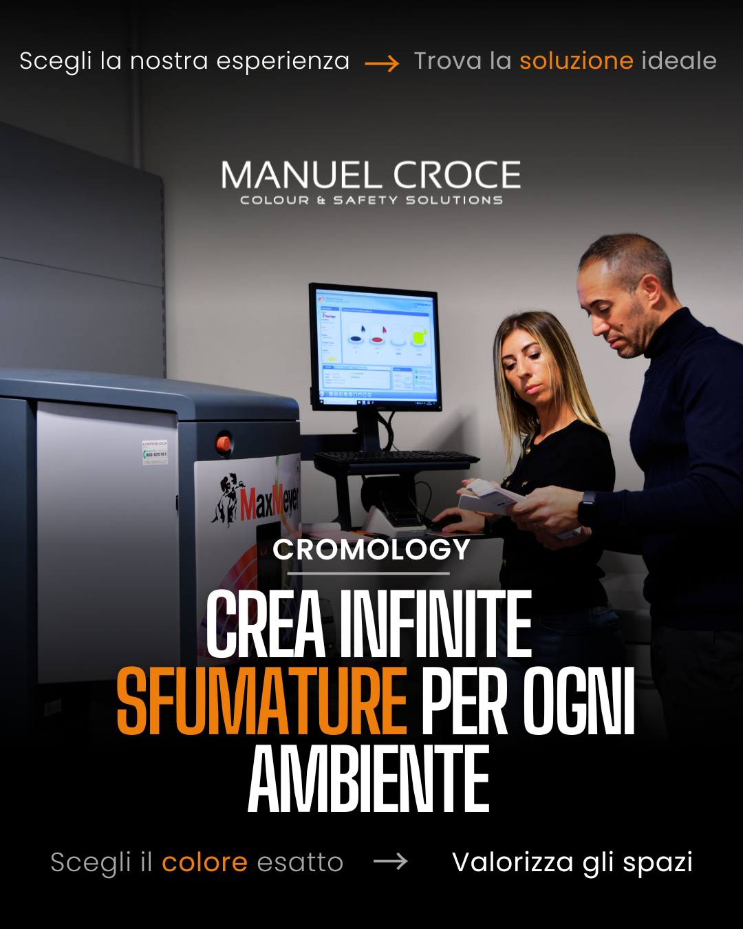 🎨 Aiutiamo i distributori a distinguersi nel mondo del colore! | 📍 Manuel Croce – Soluzioni per l’ediliziaIl tuo partner di fiducia per innovare nel mondo del colore.