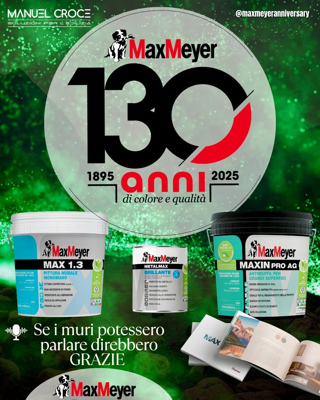 🇮🇹 130 ANNI DI COLORE ITALIANO 🇮🇹 | 🔴 MaxMeyer – il colore che fa la storia.