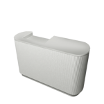 banco-ovale-cannete-bianco-cm160