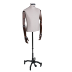 busto-uomo-tailors-corto-tailors-braccia-mogano