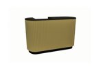 banco-ovale-cannete-oro-cm160