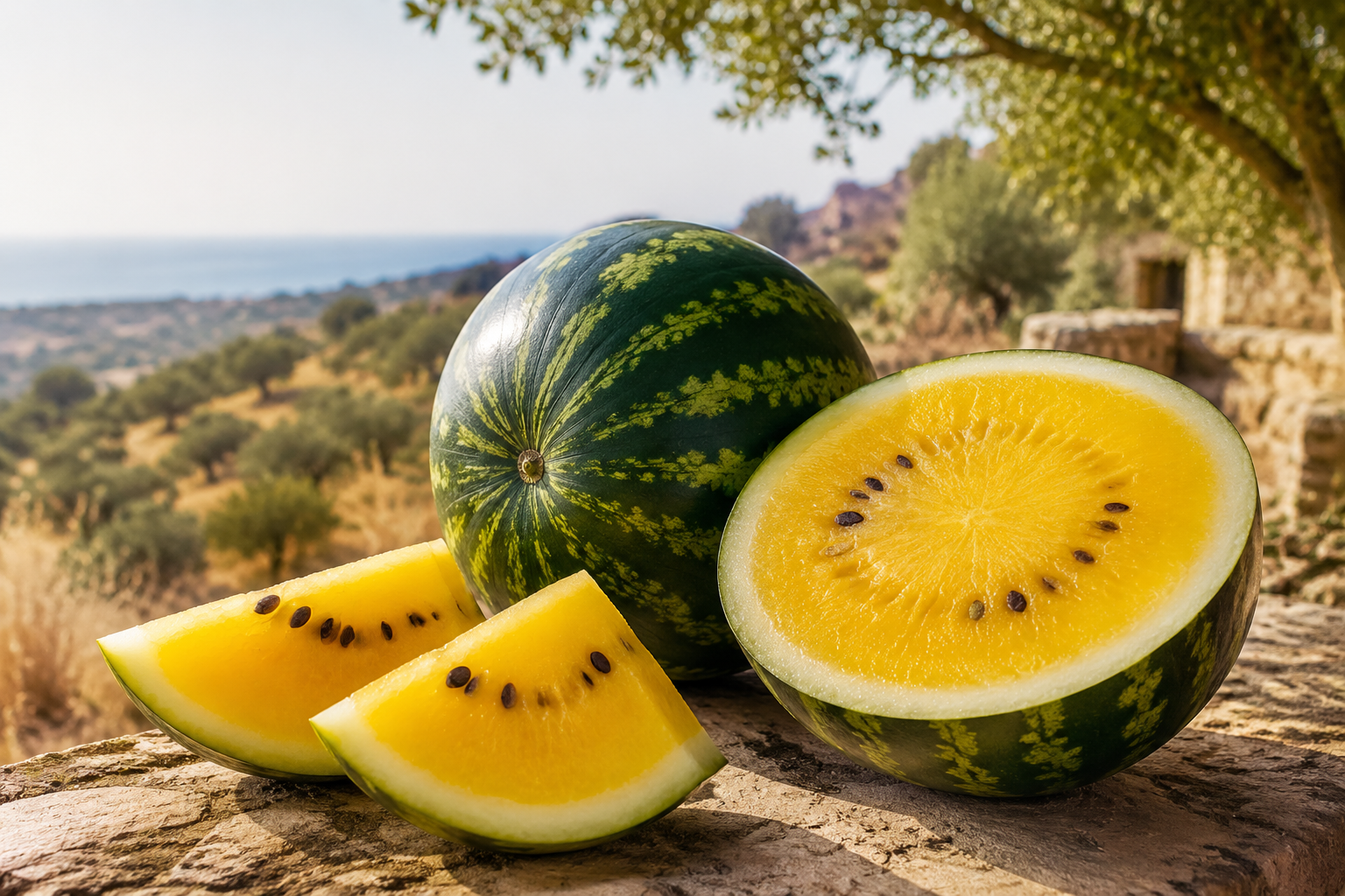 L’anguria gialla arriva nei supermercati siciliani: il frutto dell’estate che ricorda il mango