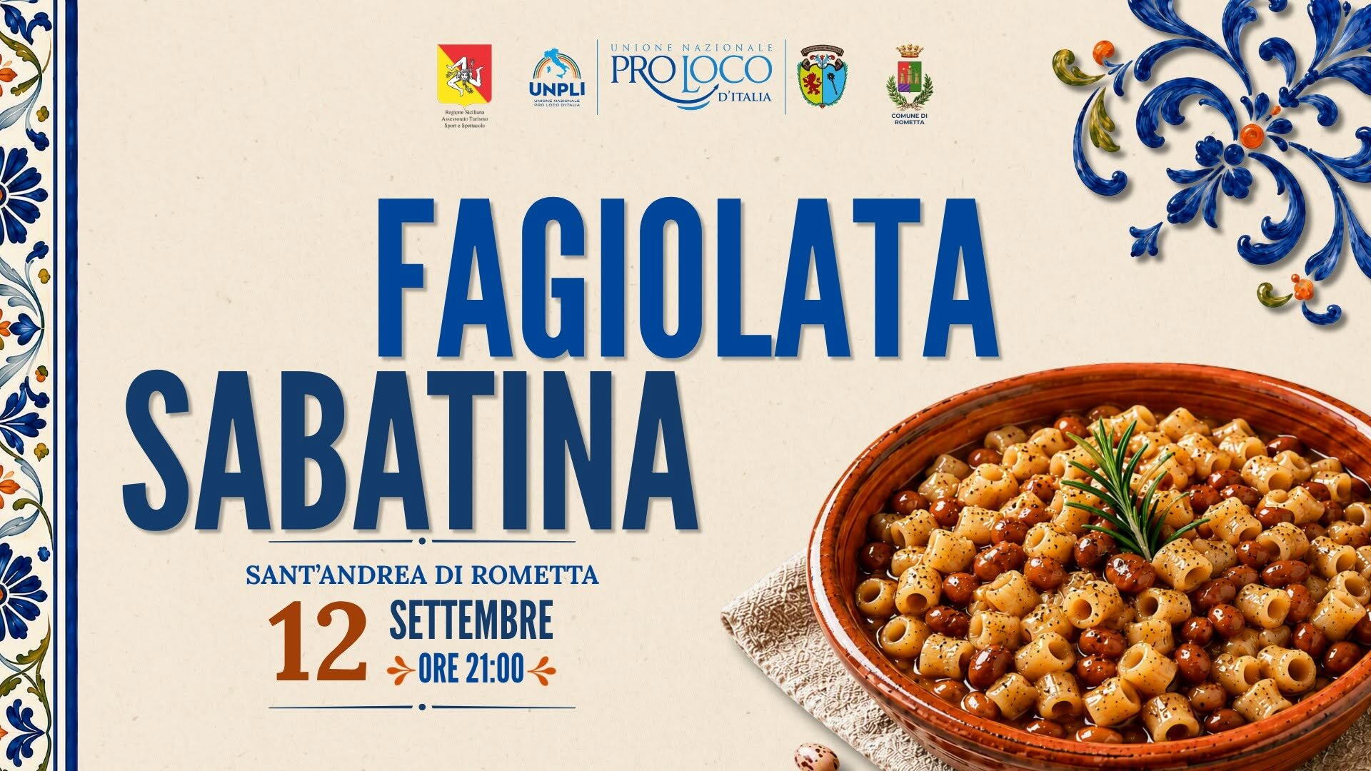 A Sant’Andrea di Rometta torna l’appuntamento con la Fagiolata Sabatina