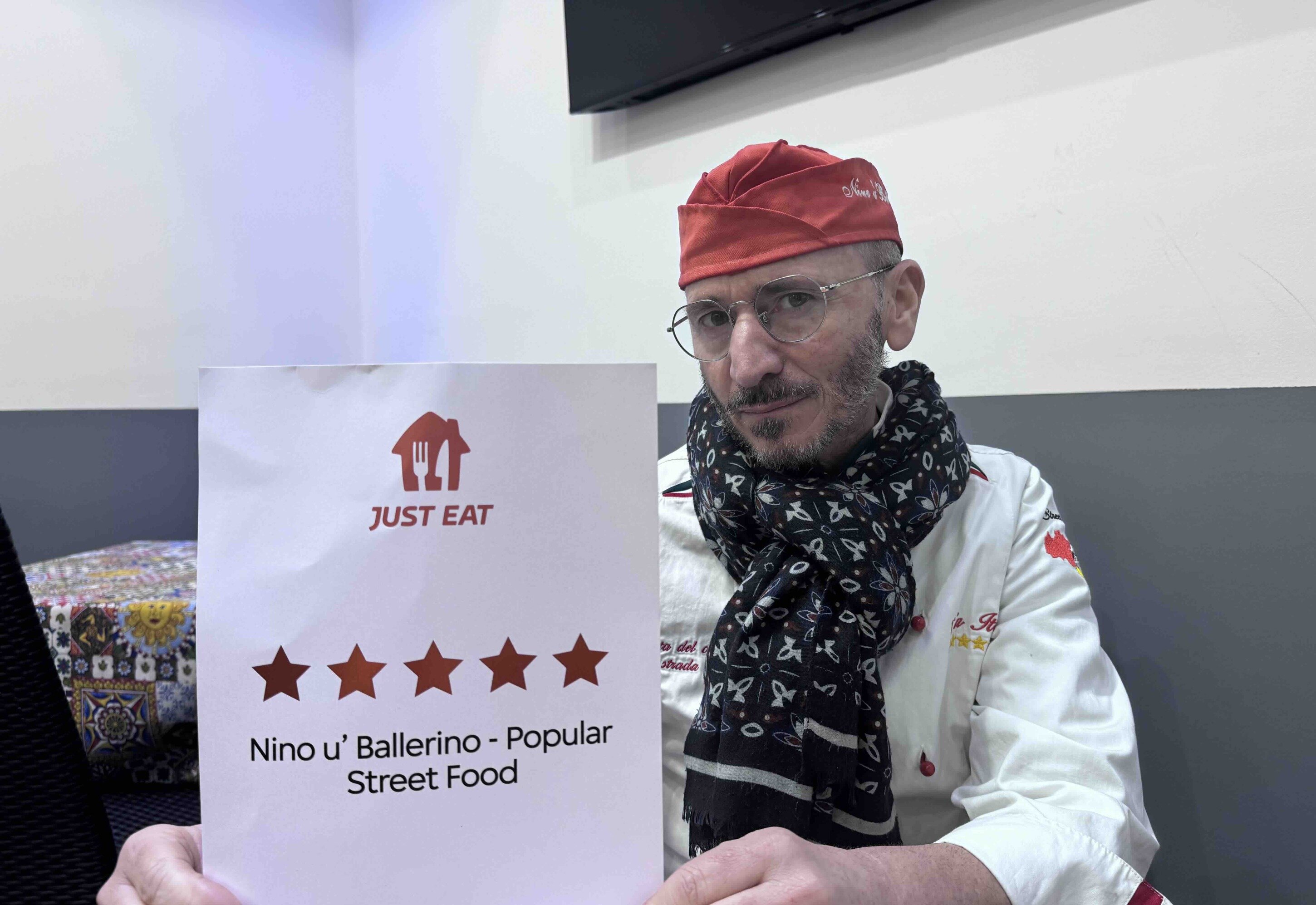 Nino u’ Ballerino conquista il digitale: cinque stelle per lo street food palermitano