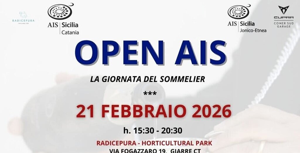 Open AIS 2026: a Radicepura la Giornata del Sommelier tra masterclass, degustazioni e cultura del vino