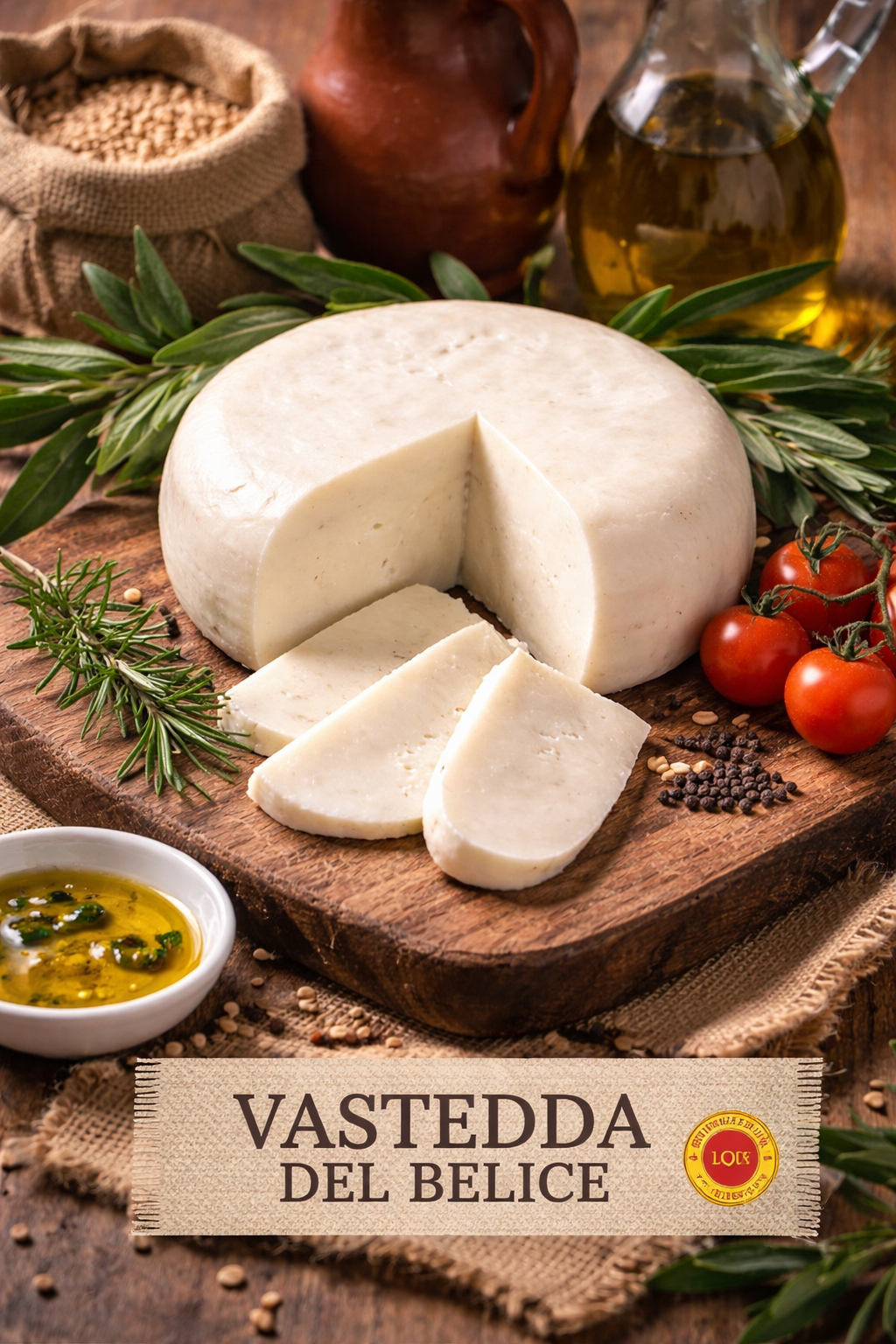 Vastedda della Valle del Bel&igrave;ce: il raro formaggio ovino che racconta la Sicilia
