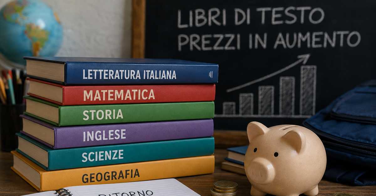 Libri scolastici, prezzi in aumento ma la spesa delle famiglie scende
