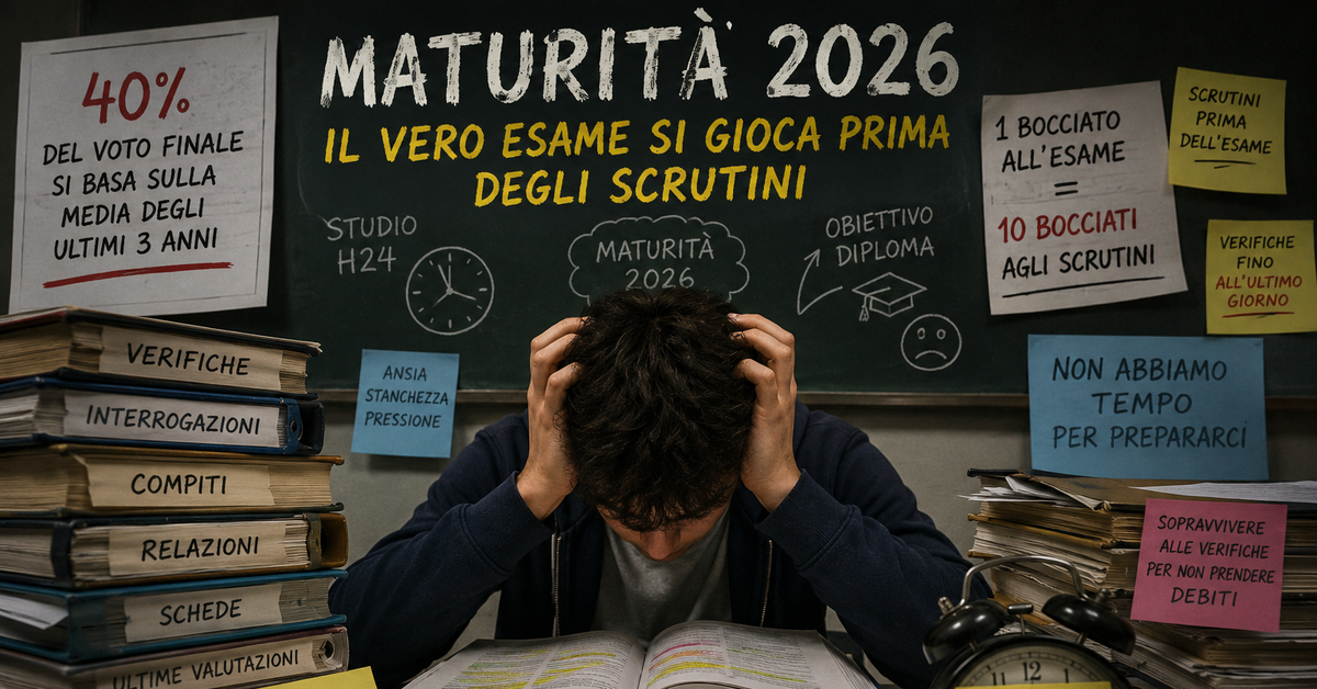 Verso la Maturità: tra compiti e interrogazioni finali, i ragazzi ripassano poco e si sentono poco preparati
