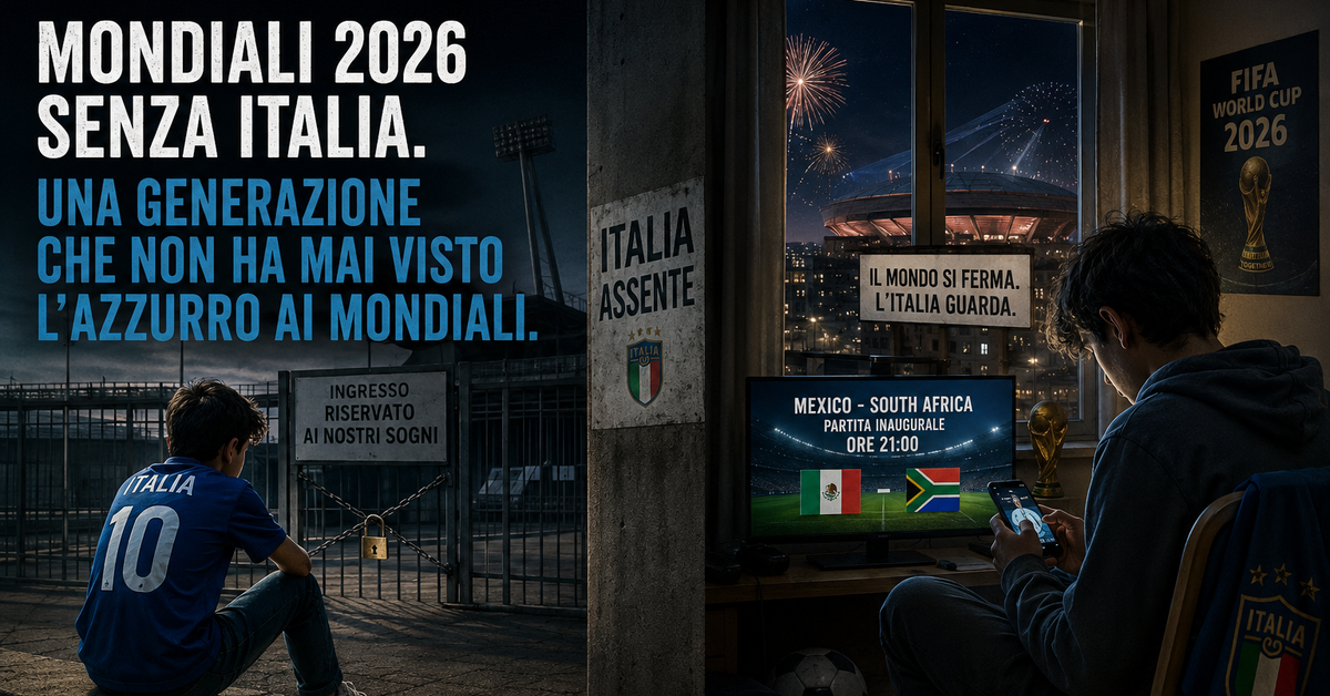 Al via ai Mondiali: non c'è l'Italia e non ci saranno i giovani riuniti. Al posto della tv guarderanno il cellulare