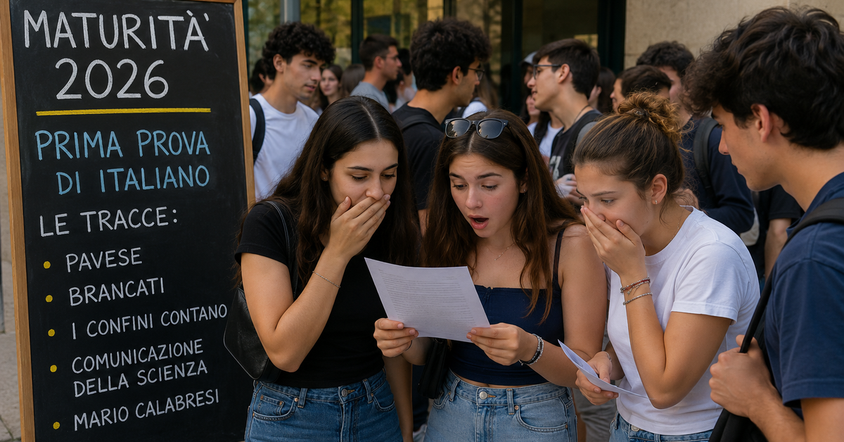 Prima prova della Maturit&agrave;, studenti divisi sulle tracce: c'&egrave; chi ha gradito e chi &egrave; rimasto spiazzato