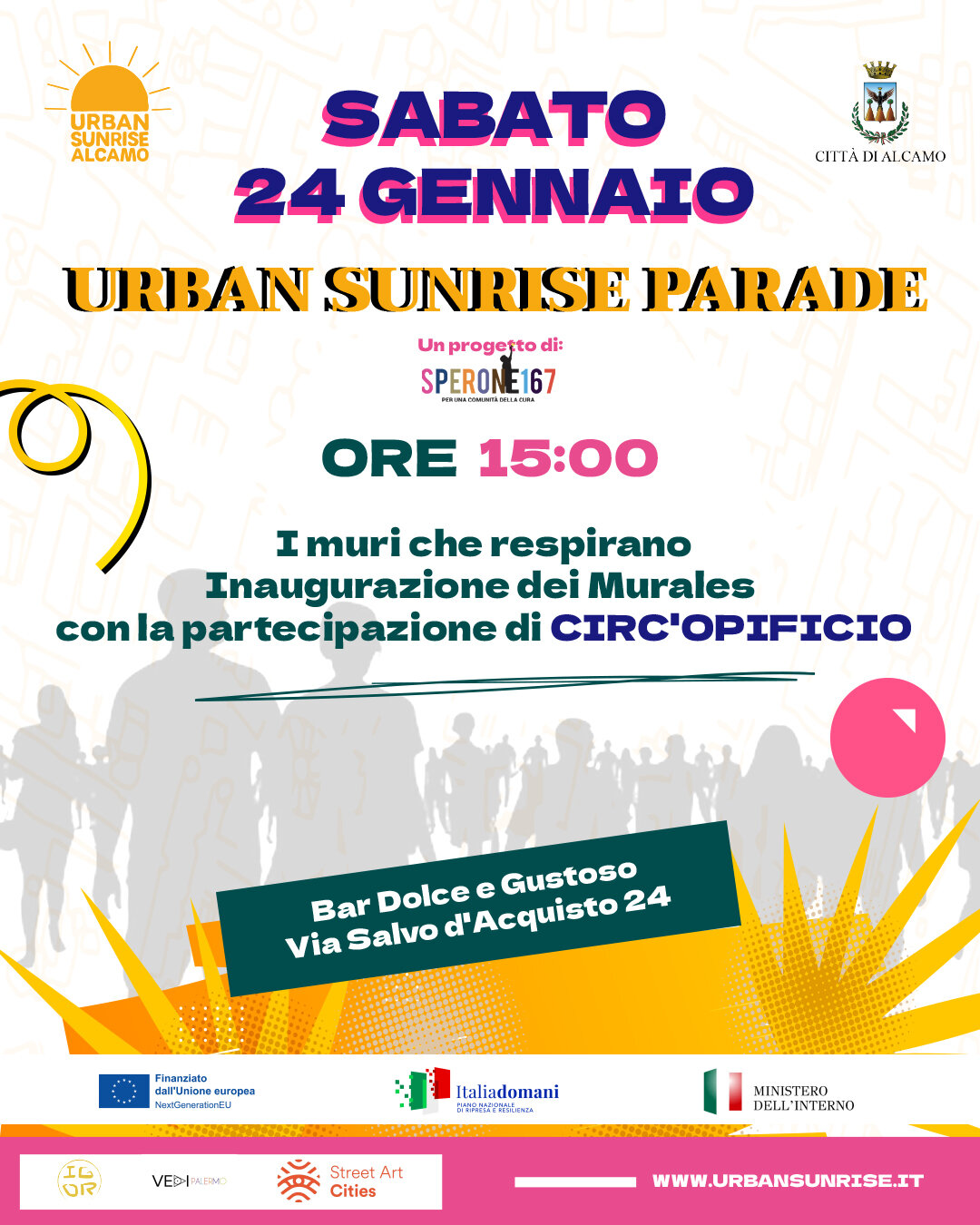 URBAN SUNRISE, una parata ad Alcamo