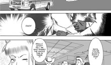 Black and white manga illustration murdah srvc photo