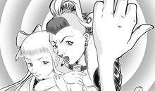 Black and white manga illustration murdah srvc photo