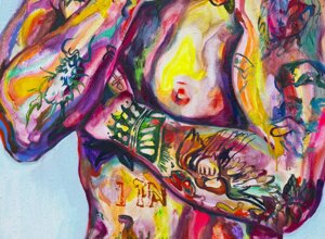 JTdCJTIyZW4lMjIlM0ElMjIlRTIlODAlOUNQbGF5JTIwQm9kaWVzJUUyJTgwJTlEJTIwc2VyaWVzJTNBJTIwY29sb3JmdWwlMjBmaWd1cmF0aXZlJTIwcGFpbnRpbmclMjBvZiUyMG51ZGUlMjBib2R5JTIwd2l0aCUyMHRhdHRvb2VkJTIwYXJtJTIwZGV0YWlscyUyQyUyMHZpYnJhbnQlMjBleHByZXNzaXZlJTIwYnJ1c2h3b3JrJTIwYnklMjBWYWxlbnRpbmUlMjBBbG1hJTJDJTIwTW9udHIlQzMlQTlhbCUyQyUyMFF1JUMzJUE5YmVjLiUyMiU3RA==