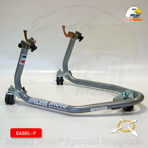 Cavalletto sposta moto con cursori a forcella