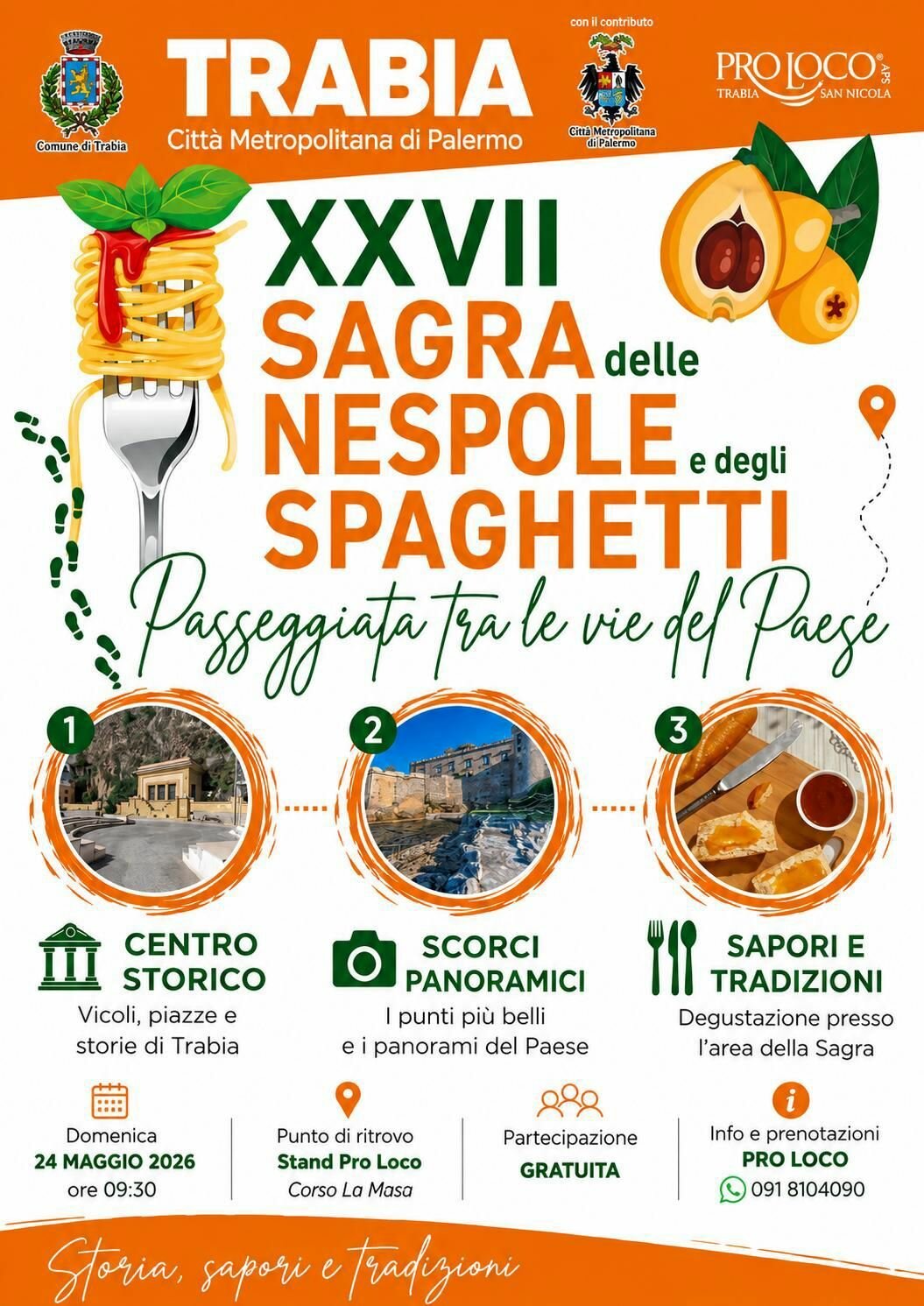 Passeggiata tra le vie del Paese