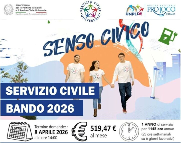 È 𝘂𝘀𝗰𝗶𝘁𝗼 𝗶𝗹 𝗻𝘂𝗼𝘃𝗼 𝗯𝗮𝗻𝗱𝗼 𝗽𝗲𝗿 𝗶𝗹 𝗦𝗲𝗿𝘃𝗶𝘇𝗶𝗼 𝗖𝗶𝘃𝗶𝗹𝗲 𝗨𝗻𝗶𝘃𝗲𝗿𝘀𝗮𝗹𝗲!