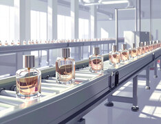 Creazione di fragranze, riempimento e confezionamento