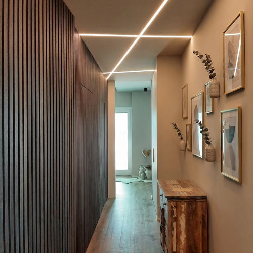 giochi di luce led strip incasso