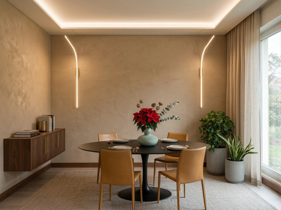 applique moderna led ad arco design mimimalista