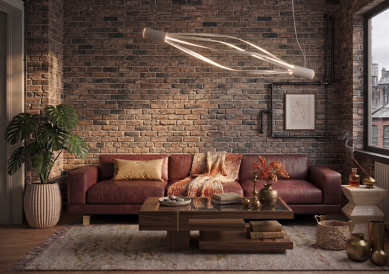 sospensione led integrato linee led contorsione led tondi sospensione modernai 
