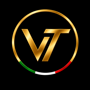 logo via tourismo doré sur fond noir it