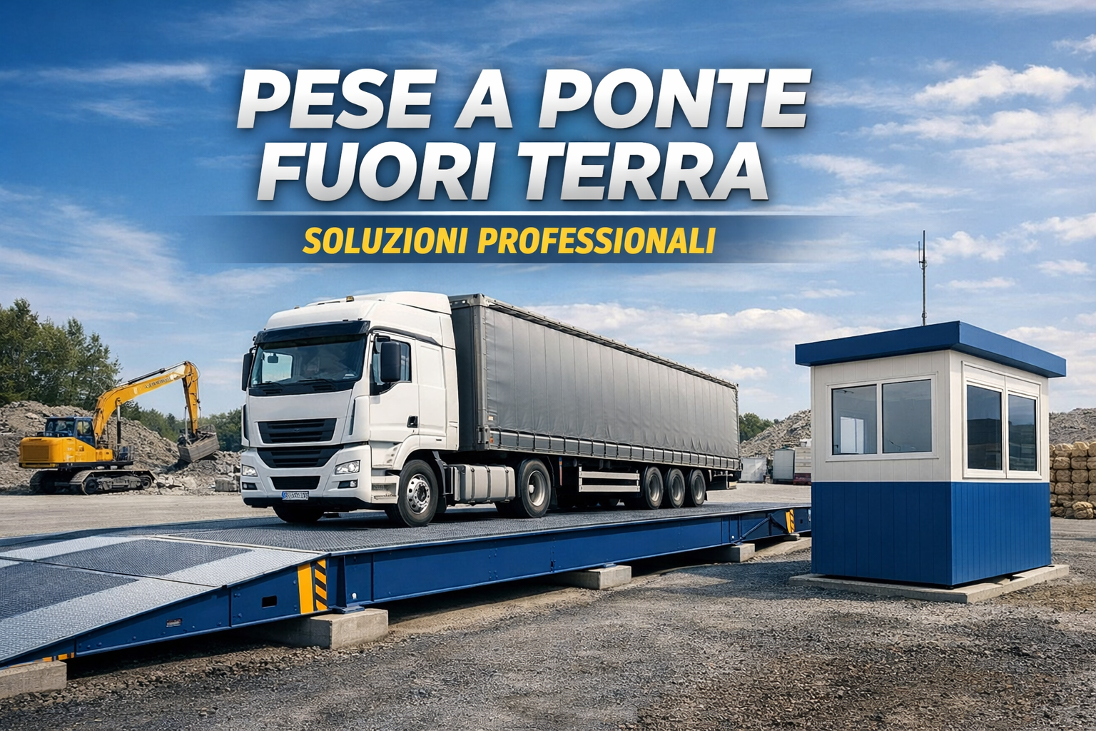 Pese a Ponte Fuori Terra: Soluzioni Professionali per la Pesatura Industriale