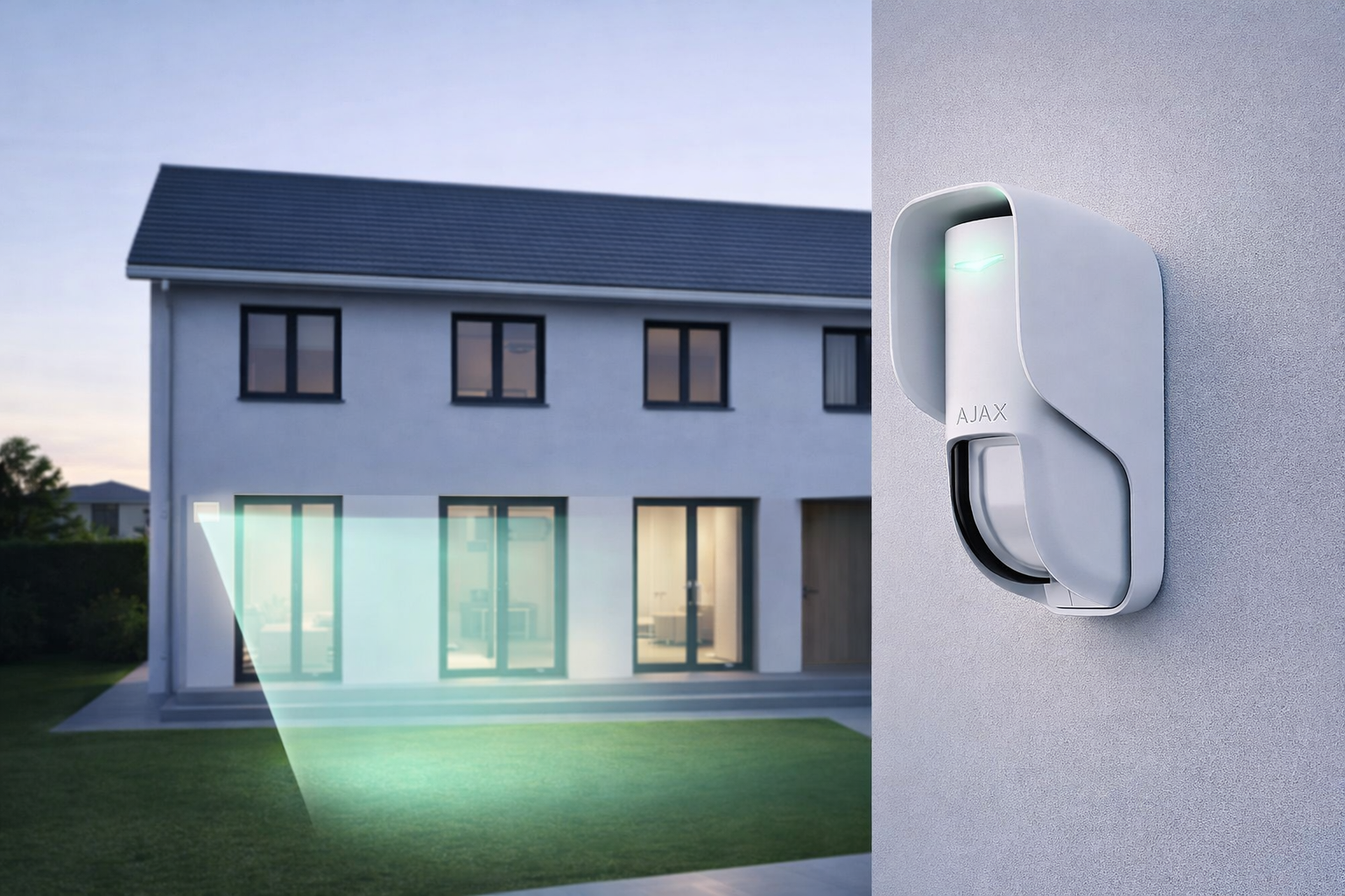 Ajax Curtain Outdoor: la nuova frontiera della protezione perimetrale intelligente
