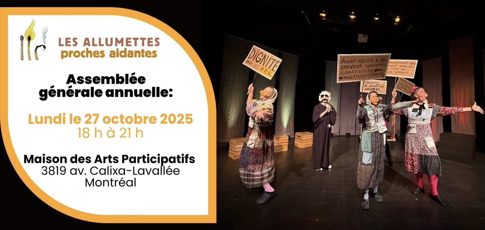 Assembl&eacute;e g&eacute;n&eacute;rale annuelle des Allumettes Proches Aidantes
