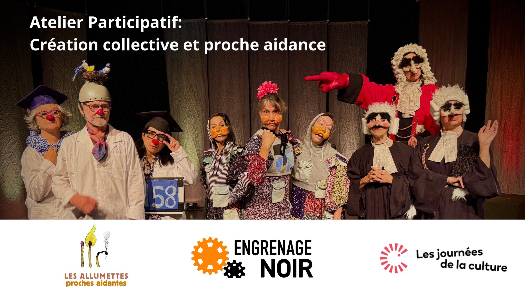 Journ&eacute;e de la culture : atelier participatif et d&eacute;couverte du travail des Allumettes proches aidantes.