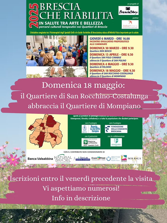 NUOVO APPUNTAMENTO CON BRESCIA CHE RIABILITA IL 18 MAGGIO
