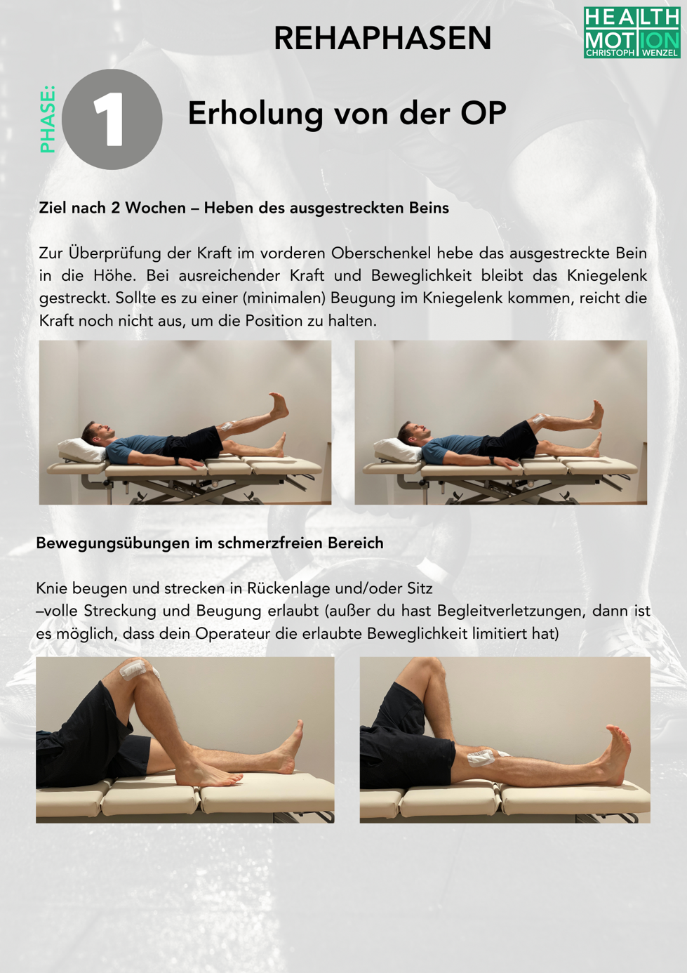 PHASE 1 NACH KREUZBAND