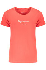 pepe-jeans-t-shirt-donna-rosso