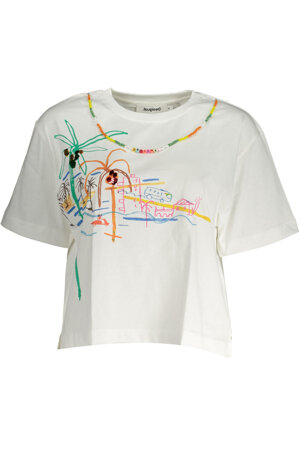 desigual-t-shirt-donna-bianco